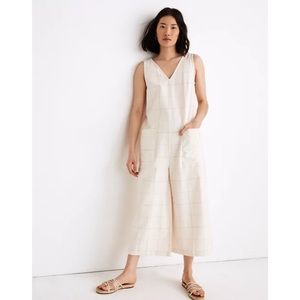 Madewell x LAUDE the Label Pocket Jumpsuit in Windowpane Large